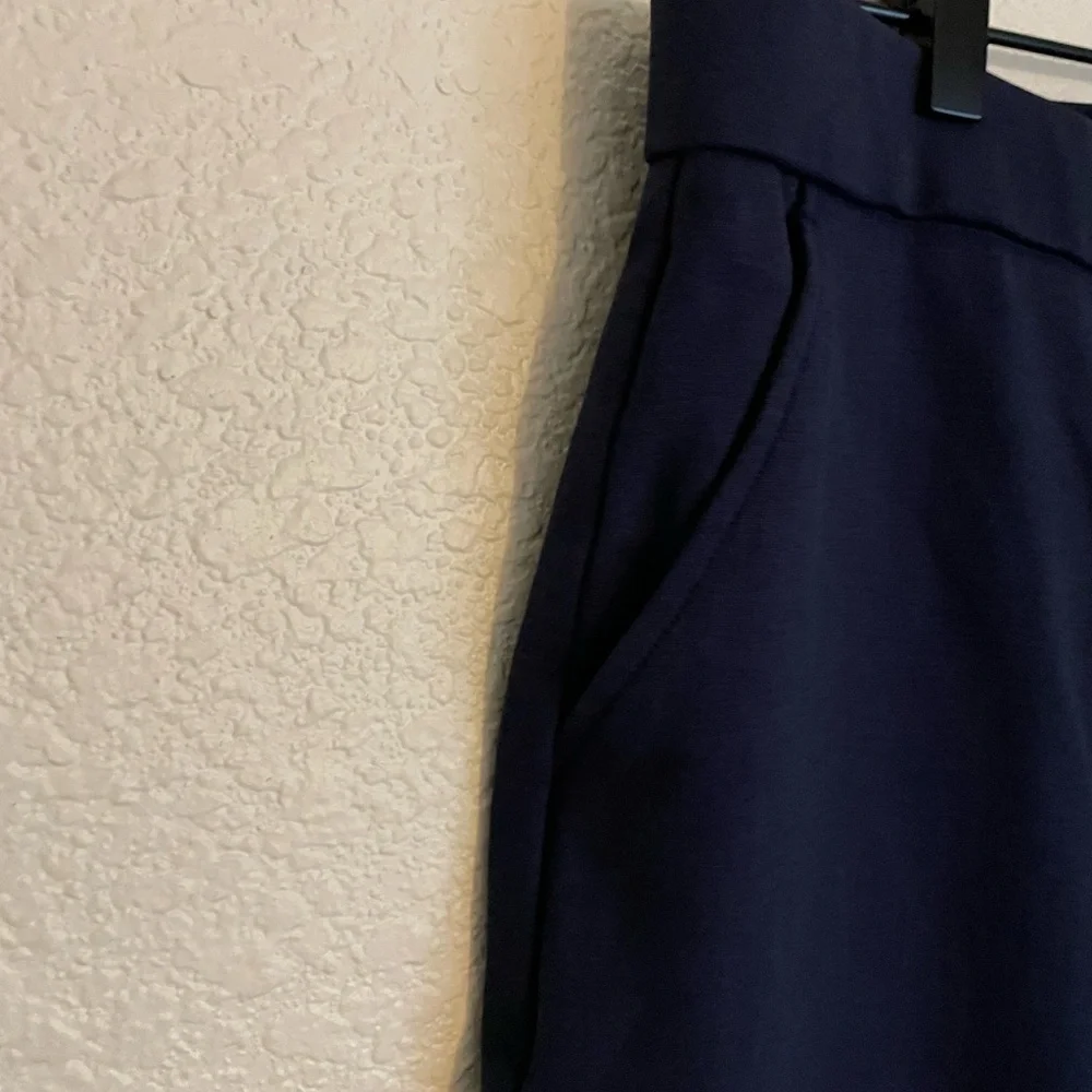 Banana Republic Women’s Skinny Ponte Ankle Pants 16 Navy Blue